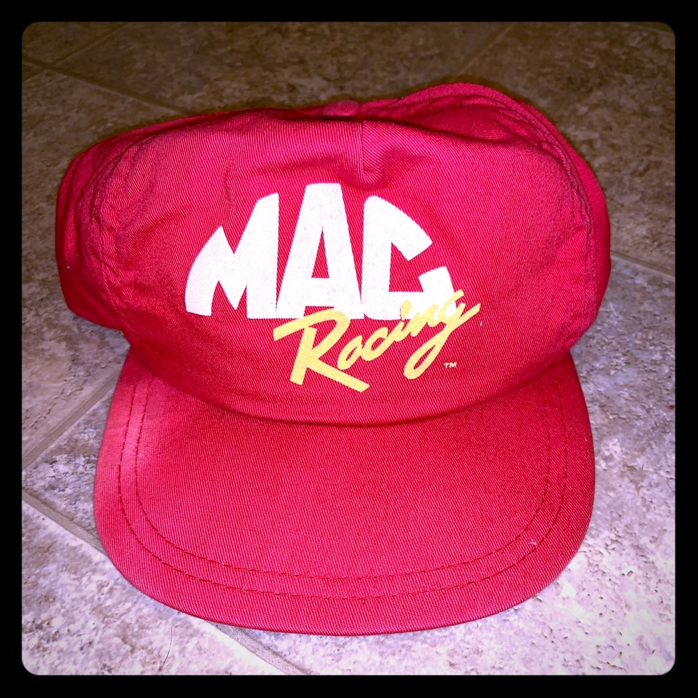 Vintage Mac Racing snap back hat